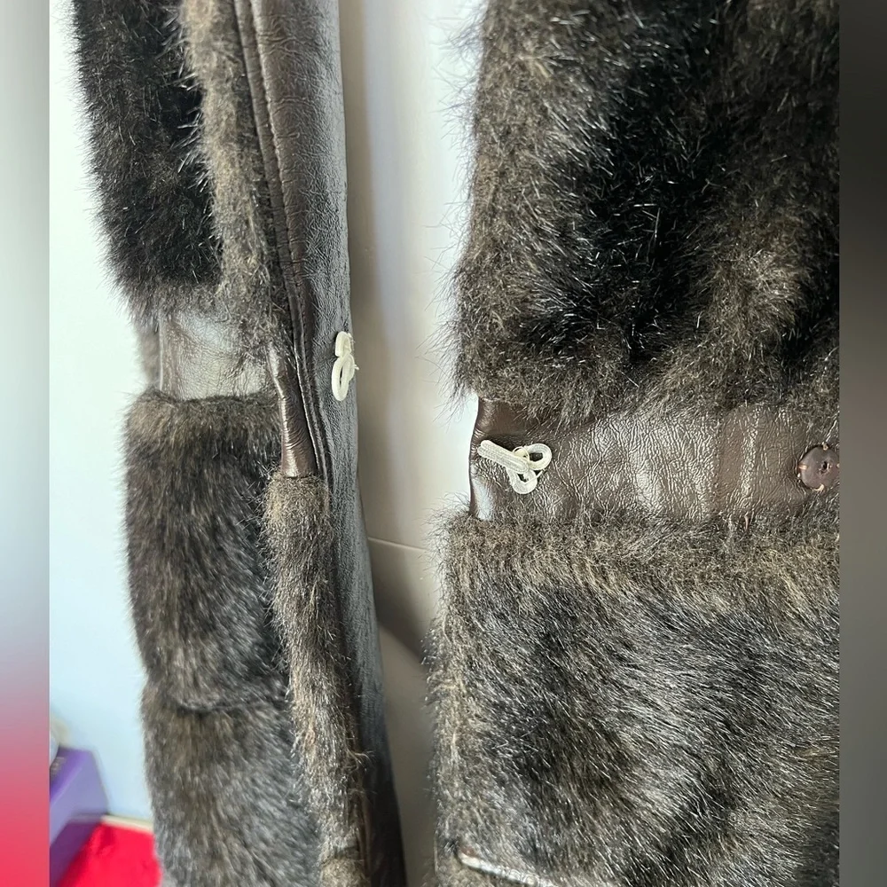 Vintage Mary Lane Full Length Womens Fur Coat Sz 16 - Picture 5 of 13